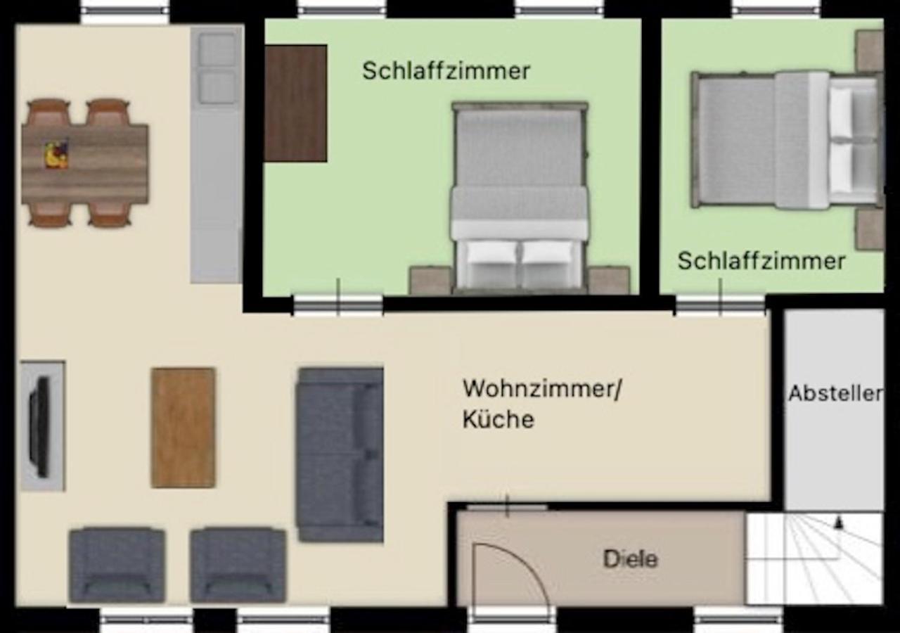 Aeuchen Am Rosenthal Apartment Monschau Ruang foto