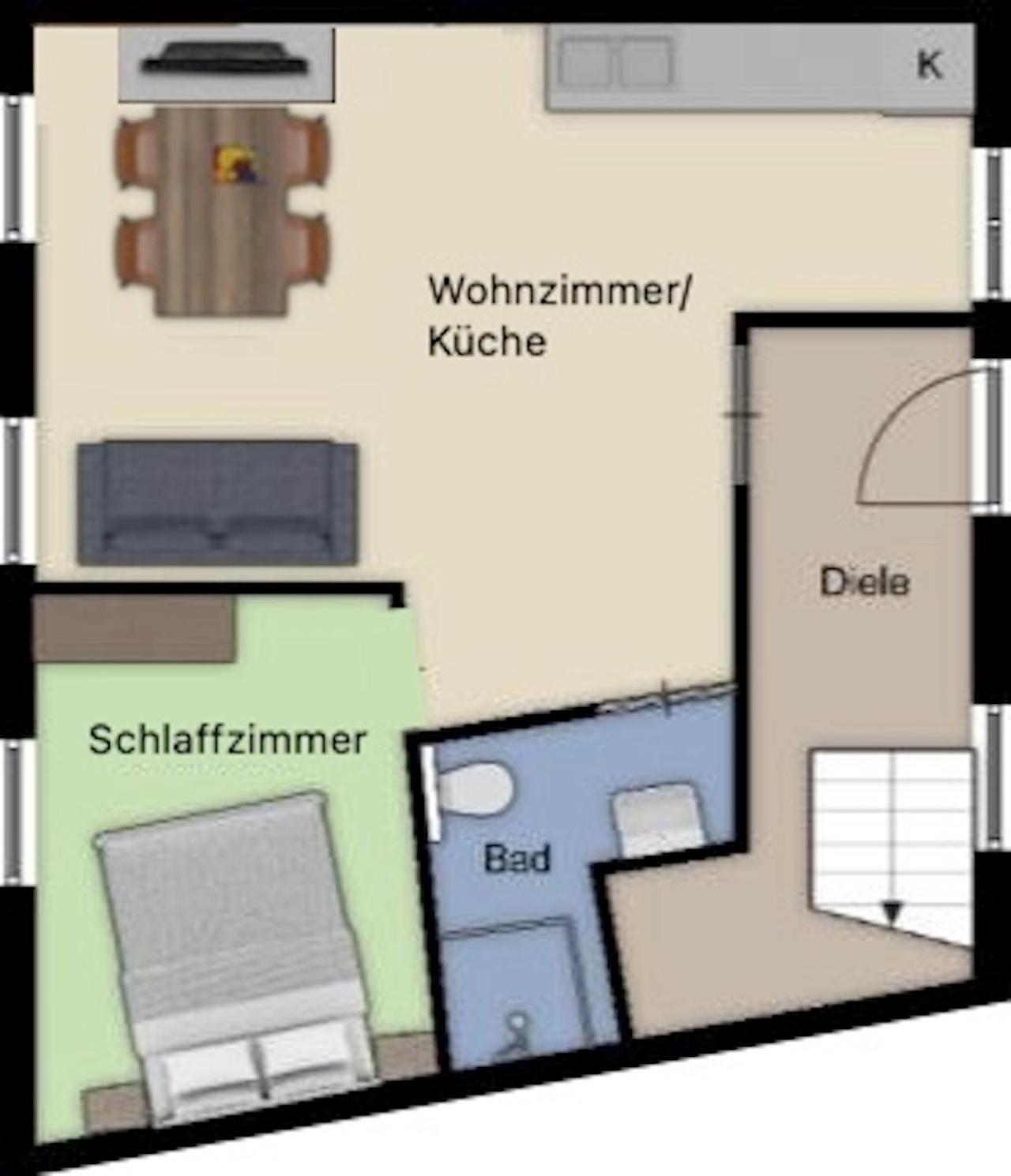 Aeuchen Am Rosenthal Apartment Monschau Ruang foto