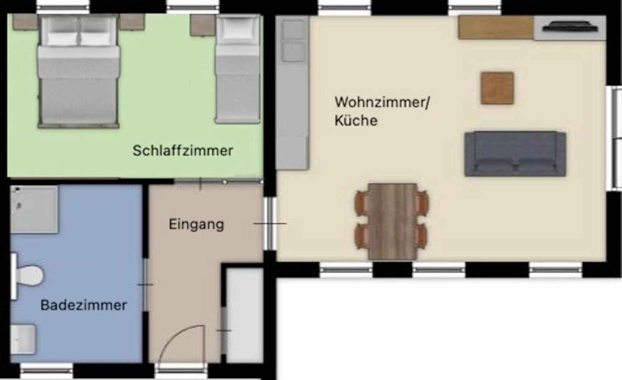 Aeuchen Am Rosenthal Apartment Monschau Ruang foto